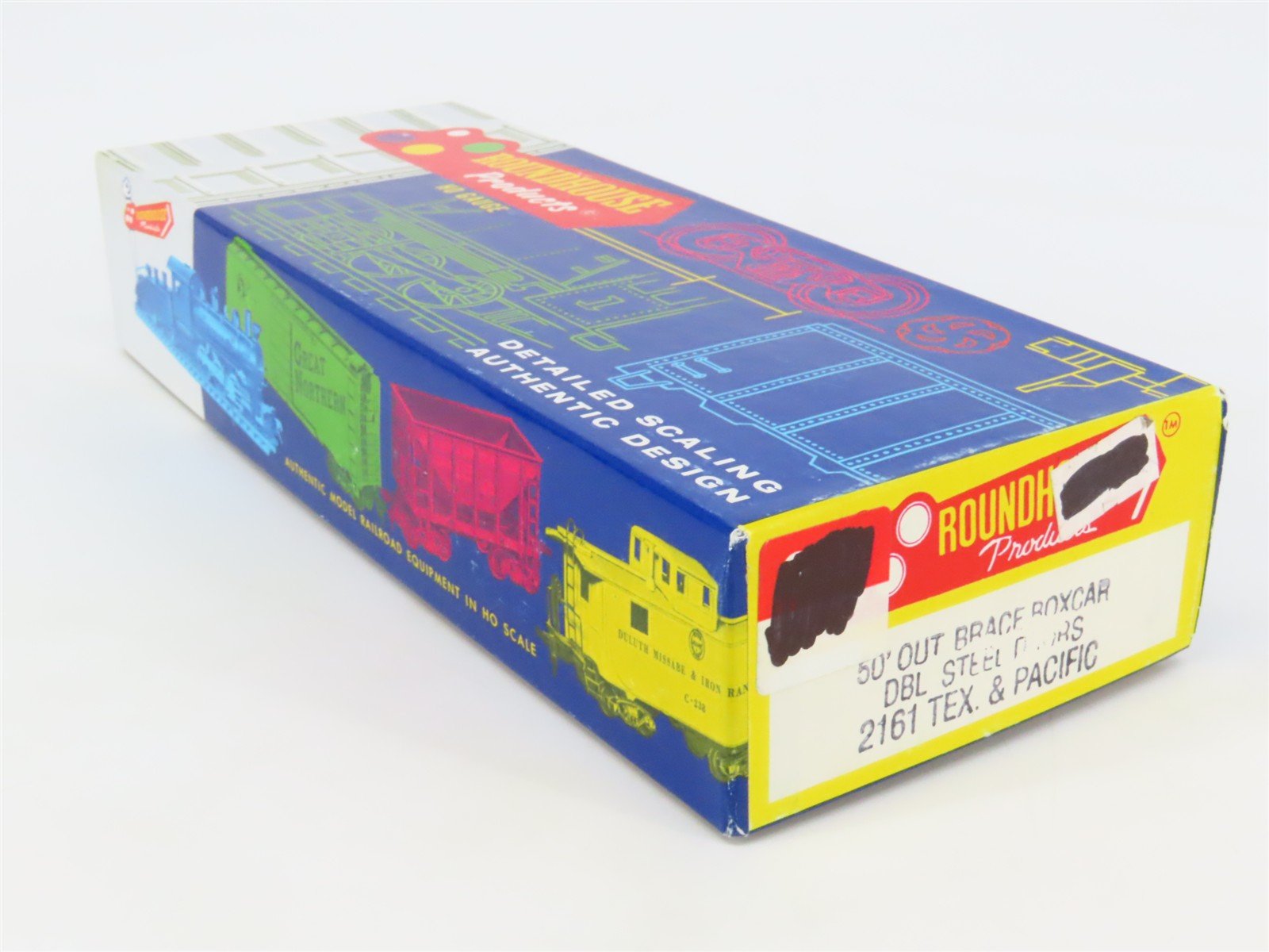 HO Scale Roundhouse Kit 2161 T&P Texas & Pacific 50' Double Door Box Car #70358