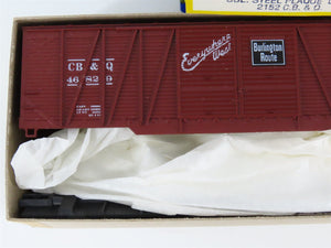 HO Roundhouse Kit 2152 CB&Q Burlington Route 50' Double Door Box Car #46829