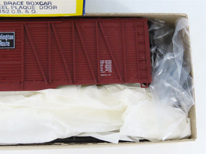 HO Roundhouse Kit 2152 CB&Q Burlington Route 50' Double Door Box Car #46829