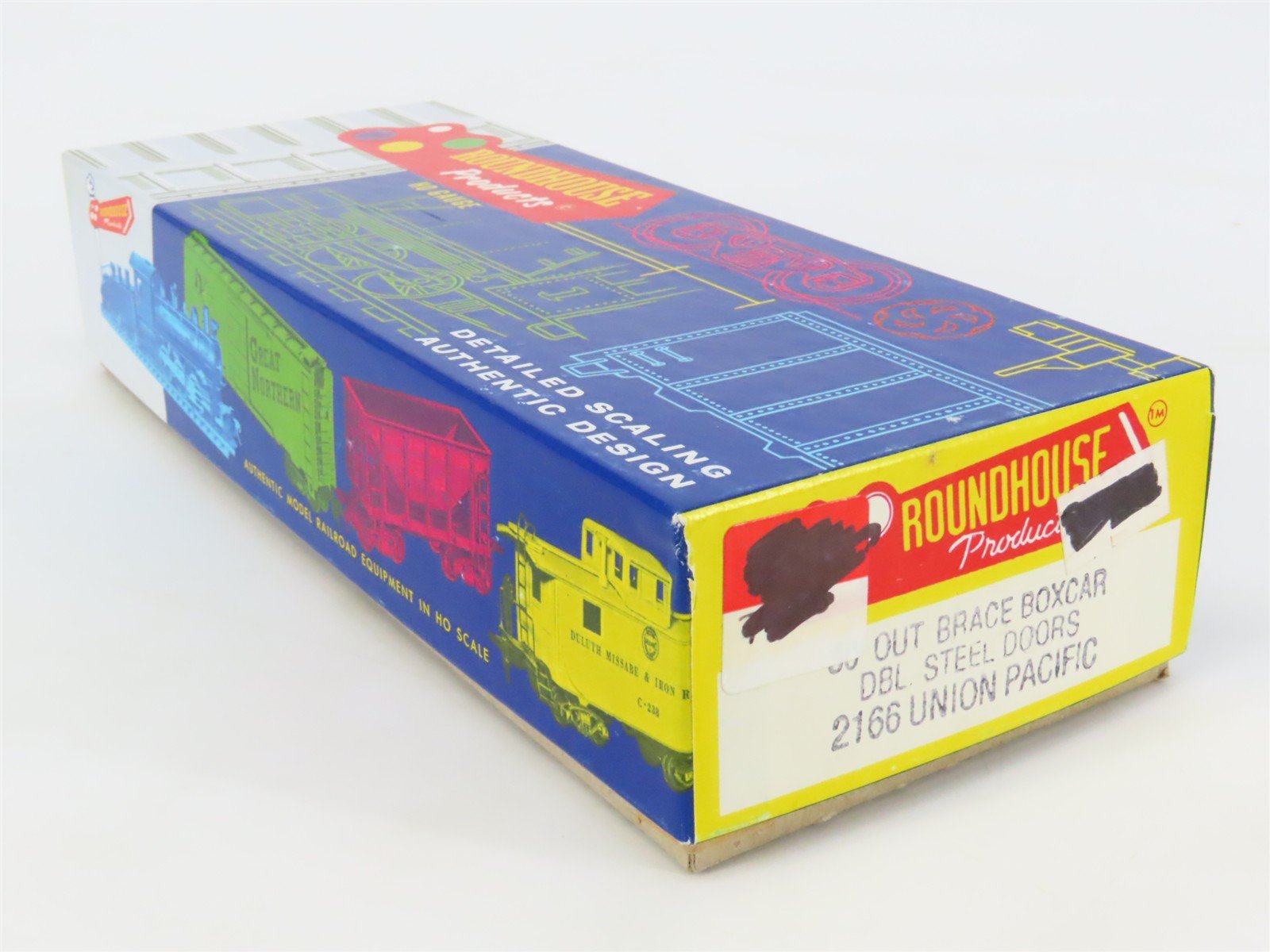 HO Scale Roundhouse Kit 2166 UP Union Pacific 50' Outside Braced Box Car #151274