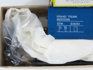 HO Roundhouse Kit 1111 GTW Grand Trunk Western 40' Single Door Box Car #516080