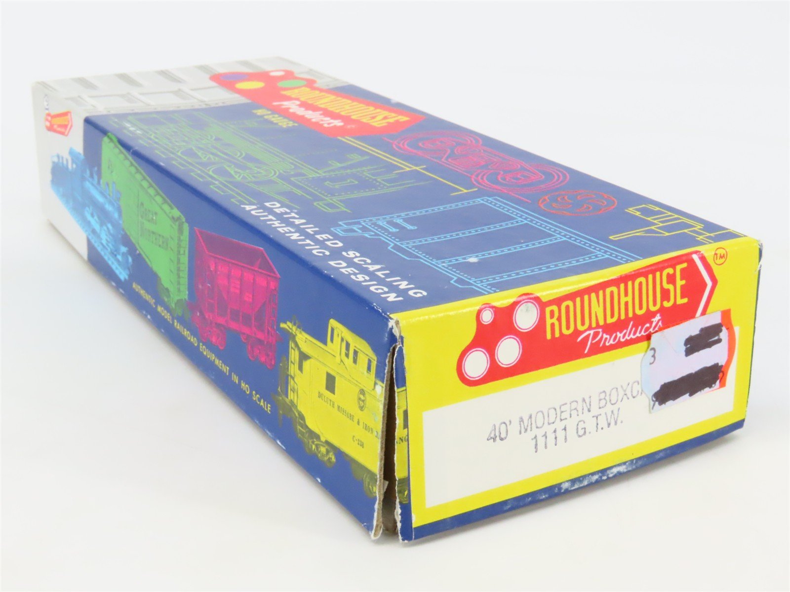 HO Roundhouse Kit 1111 GTW Grand Trunk Western 40' Single Door Box Car #516080