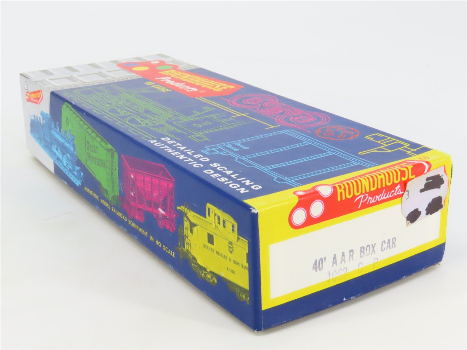 HO Scale Roundhouse Kit 1062 CP Rail 40' Single Door Box Car #269224