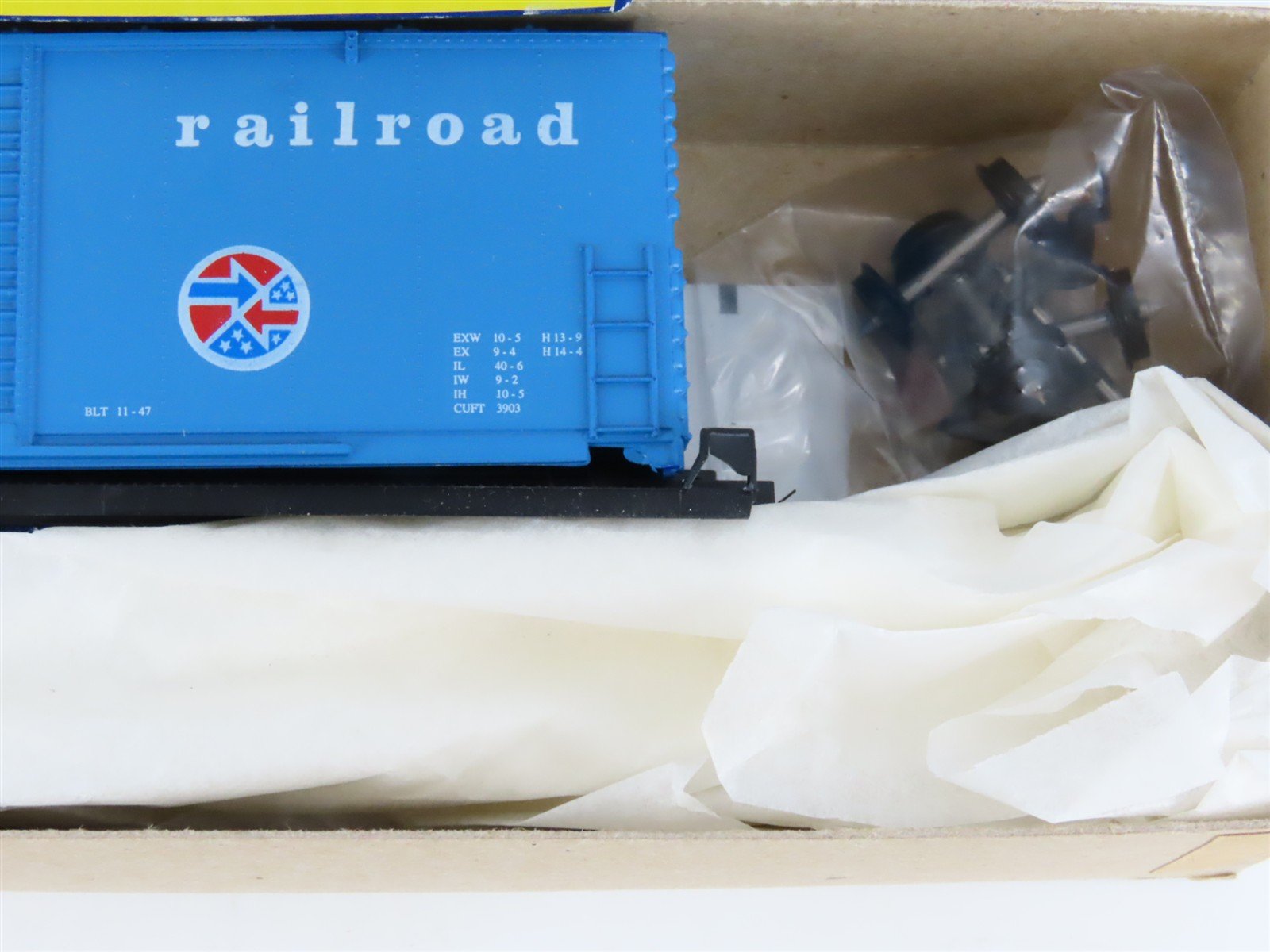 HO Scale Roundhouse Kit 1110 PICK Pickens 40' Single Door Box Car #20039