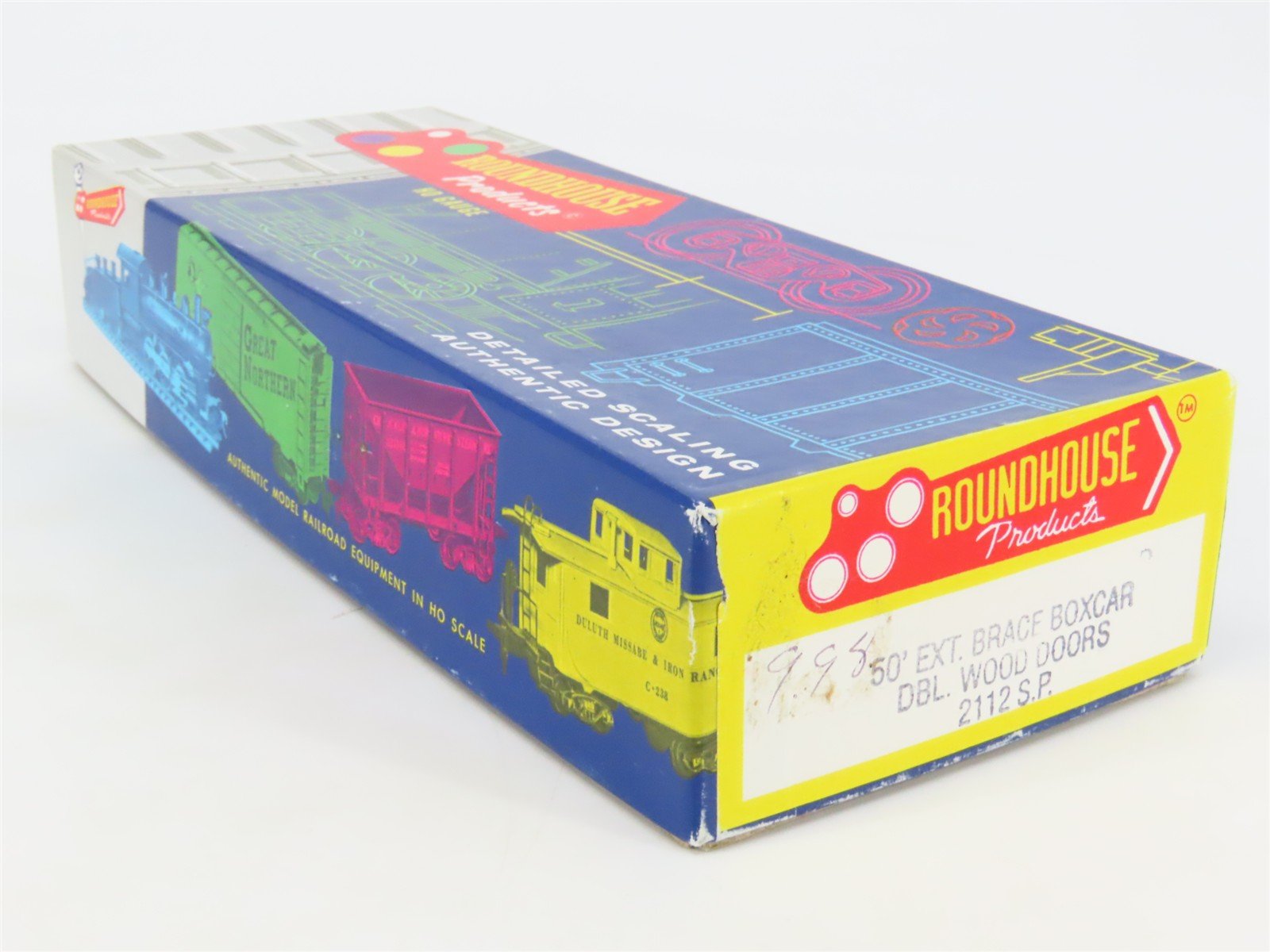 HO Scale Roundhouse Kit 2112 SP Southern Pacific 50' Double Door Box Car #69231