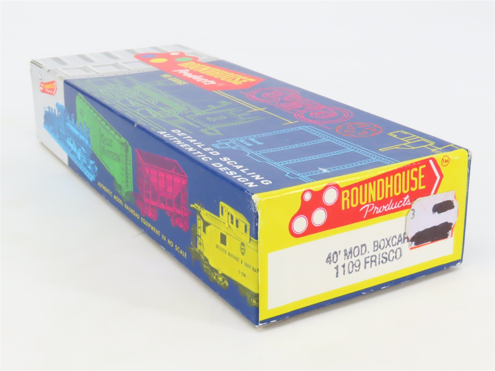 HO Scale Roundhouse Kit 1109 SL-SF Frisco 40' Single Door Box Car #20151