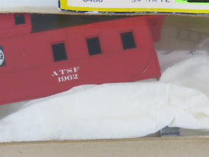 HO Scale Roundhouse Kit 3486 ATSF Santa Fe Railroad Caboose #1962 - Sealed