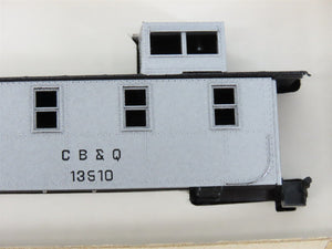 HO Scale Roundhouse Kit 3495 CB&Q Burlington Route Steel Caboose #13510