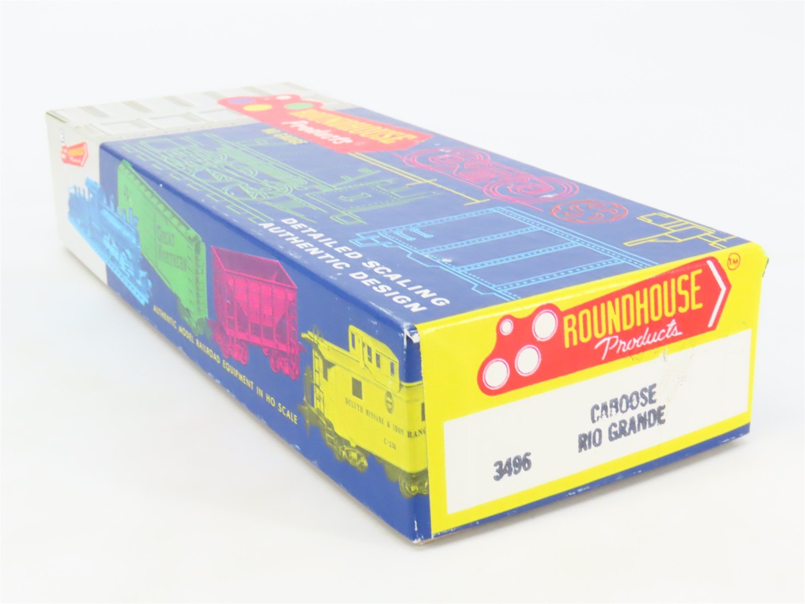 HO Scale Roundhouse Kit 3496 D&RGW Rio Grande Cupola Caboose #01015