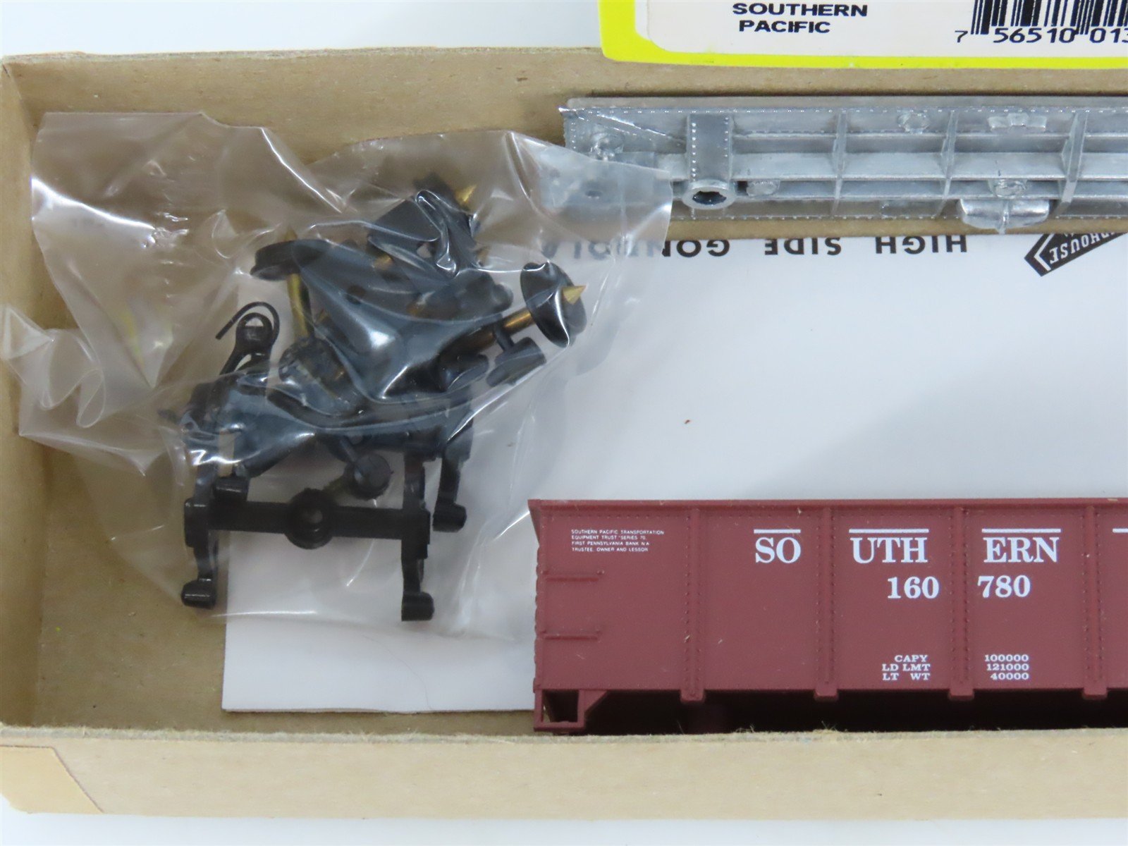 HO Scale Roundhouse Kit 01343 SP Southern Pacific 40' Open Gondola #160780