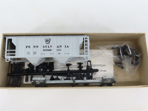 HO Scale Roundhouse Kit PRR Pennsylvania Railroad 2-Bay Covered Hopper #257068