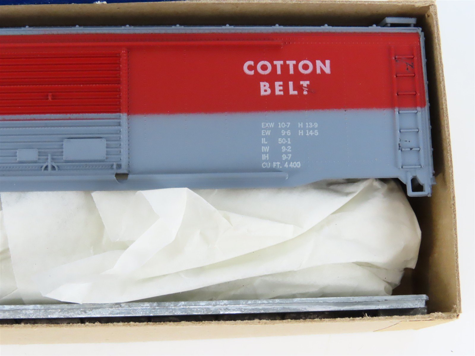 HO Scale Roundhouse Kit 1204 SSW Cotton Belt 50' Single Door Box Car #30169