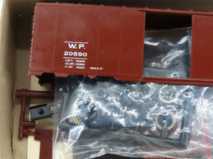 HO C&BT Shops Kit WP Western Pacific Feather 40' Single Door Box Car #20590