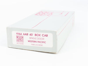 HO C&BT Shops Kit WP Western Pacific Feather 40' Single Door Box Car #20590