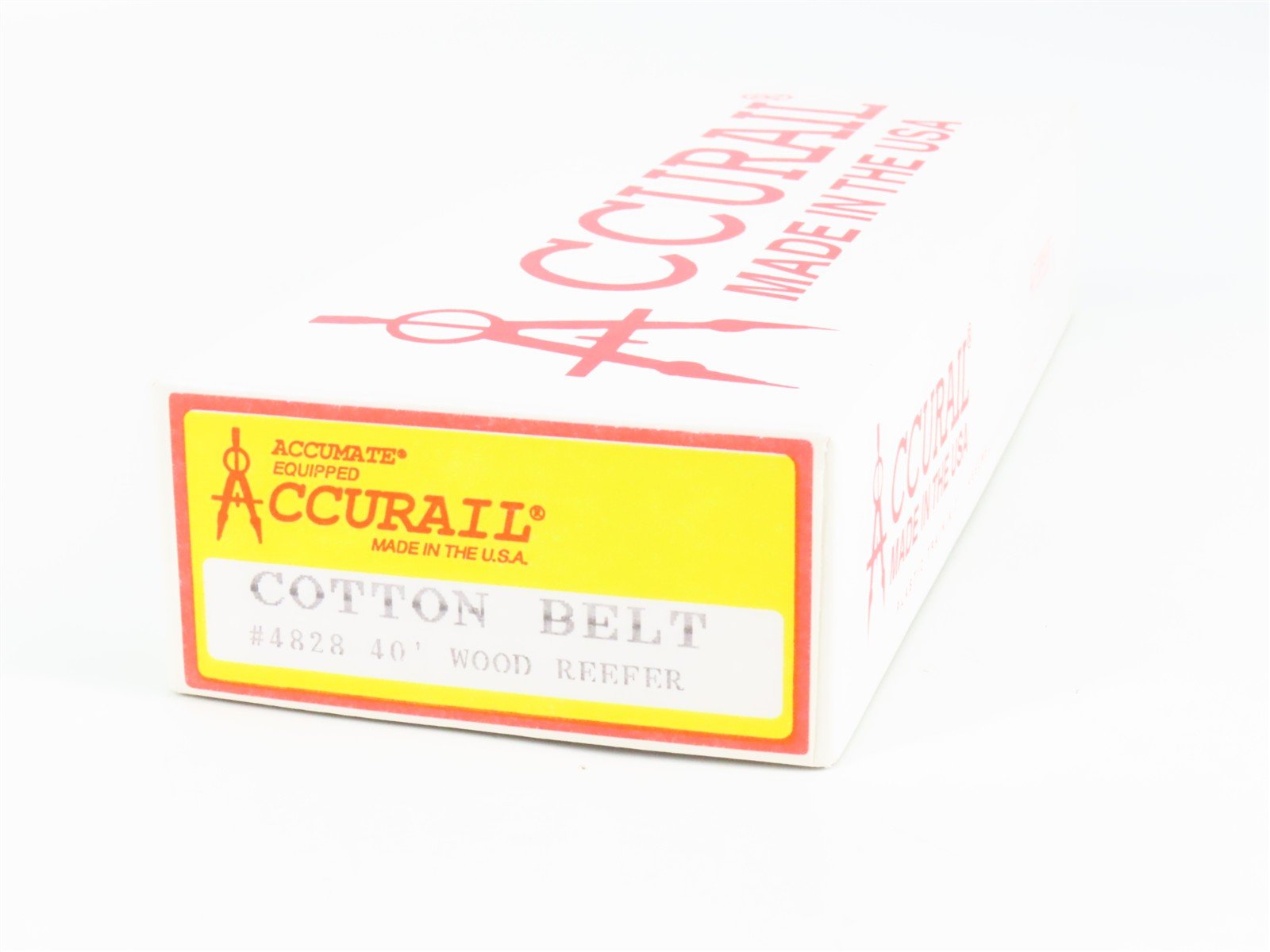 HO Scale Accurail Kit 4828 SSW Cotton Belt Route 40' Wood Reefer #50492