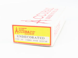 HO Scale Accurail Kit 5300 Undecorated 50' Combination Door Box Car