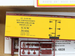 HO Scale Accurail Kit 4828 SSW Cotton Belt Route 40' Wood Reefer #50492