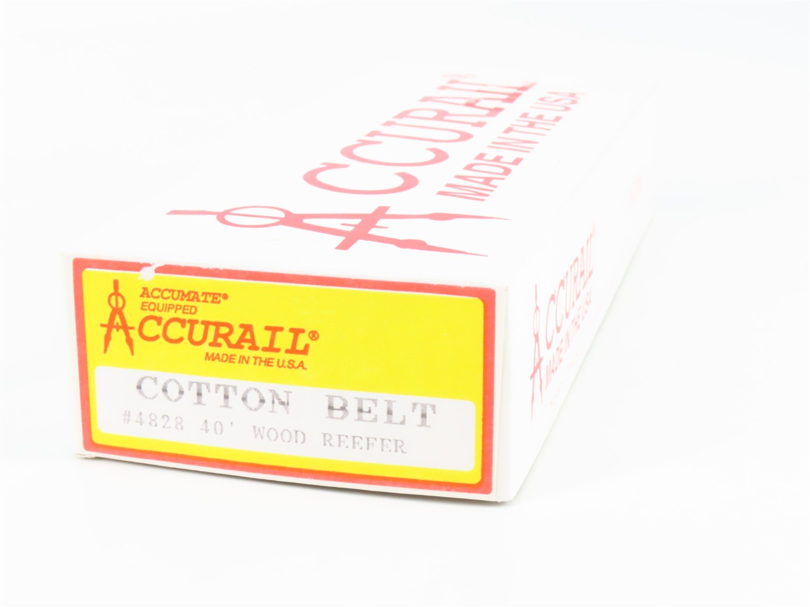 HO Scale Accurail Kit 4828 SSW Cotton Belt Route 40' Wood Reefer #50492