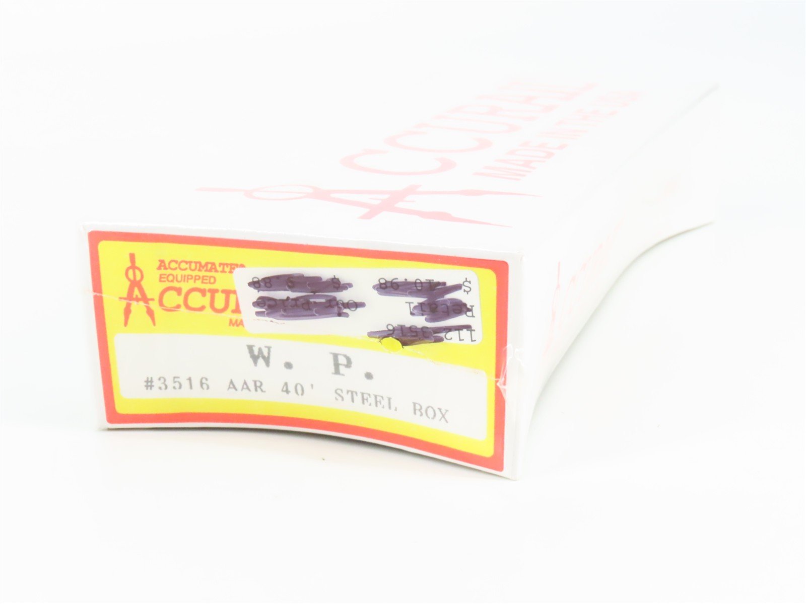HO Scale Accurail Kit 3516 WP Western Pacific 40' Steel Box Car #20346 - Sealed