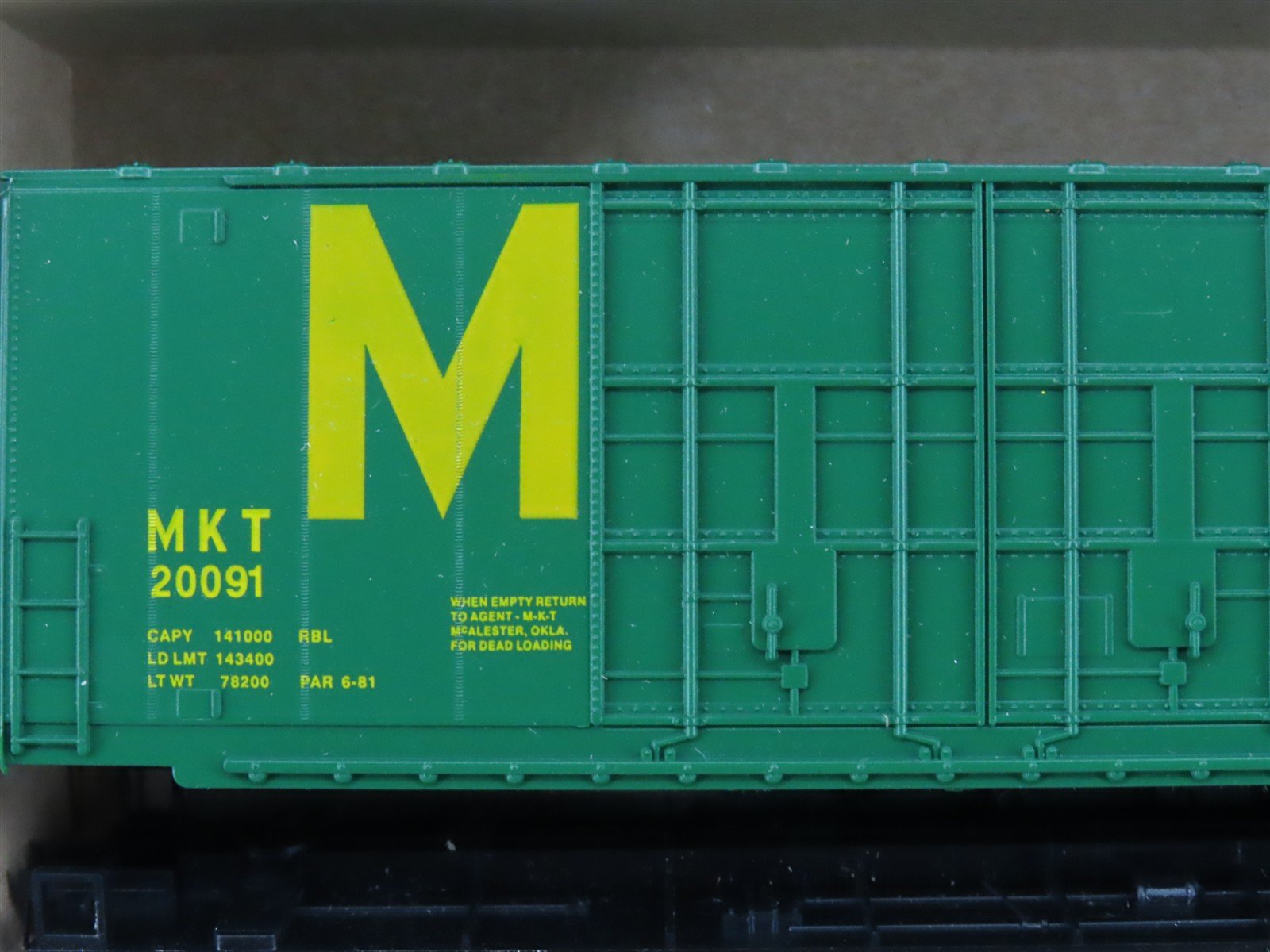 HO Scale Roundhouse Kit 7800 MKT 50' Hi Cube Box Car #20091