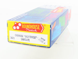 HO Scale Roundhouse Kit 3421 ATSF Santa Fe Railroad Old Timer Caboose #741