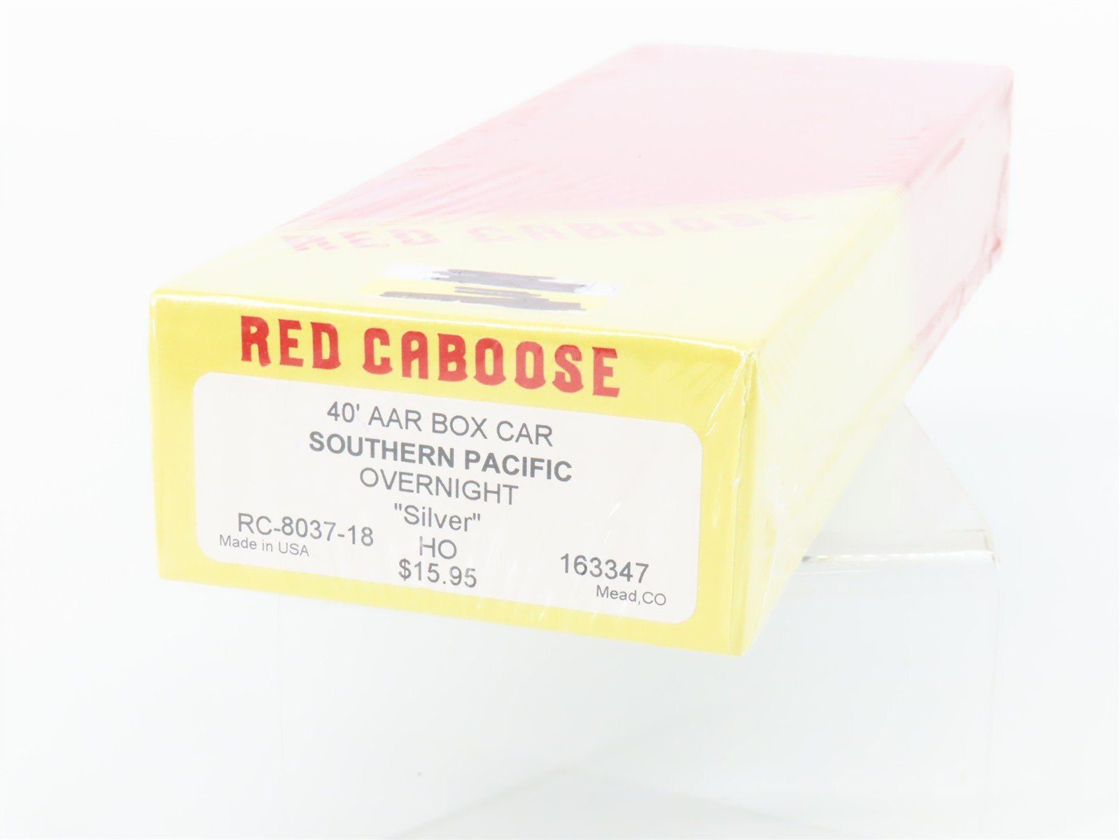 HO Scale Red Caboose Kit RC-8037-18 SP Southern Pacific Box Car #163347 - Sealed