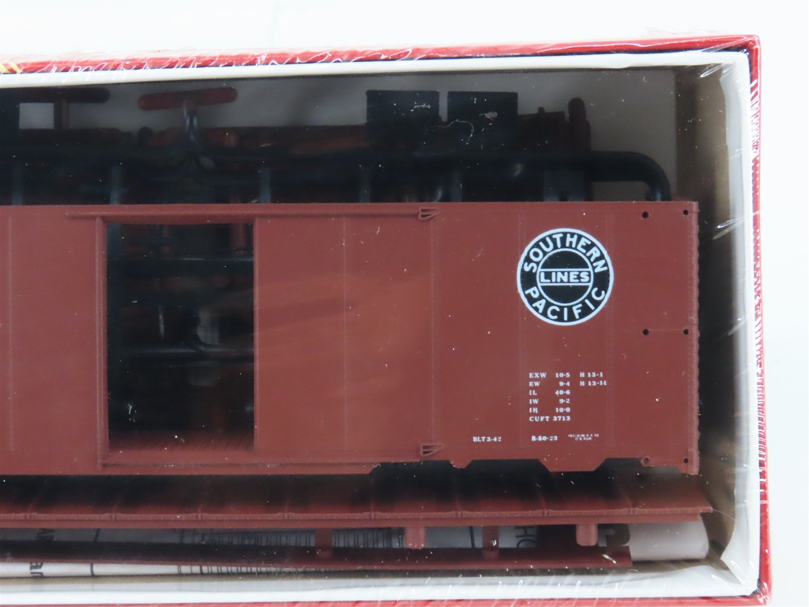 HO Red Caboose Kit RC-8038-1i SP Southern Pacific 40' Box Car #96820 - Sealed
