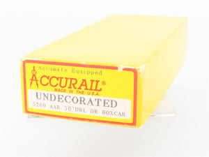 HO Scale Accurail Kit 5200 Undecorated 50' Double Door Box Car - Sealed