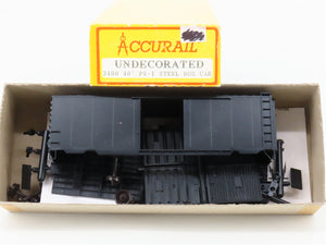 HO Scale Accurail Kit 3400 Undecorated 40' Steel Single Door Box Car