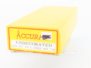 HO Scale Accurail Kit 3400 Undecorated 40' Steel Single Door Box Car