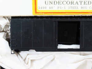 HO Scale Accurail Kit 3400 Undecorated 40' Steel Single Door Box Car