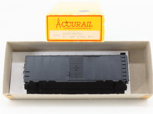 HO Scale Accurail Kit 3200 Undecorated 40' Single Door Steel Box Car