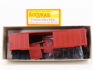 HO Scale Accurail Kit 5200 Undecorated 50' Double Door Box Car
