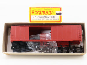 HO Scale Accurail Kit 5200 Undecorated 50' Double Door Box Car