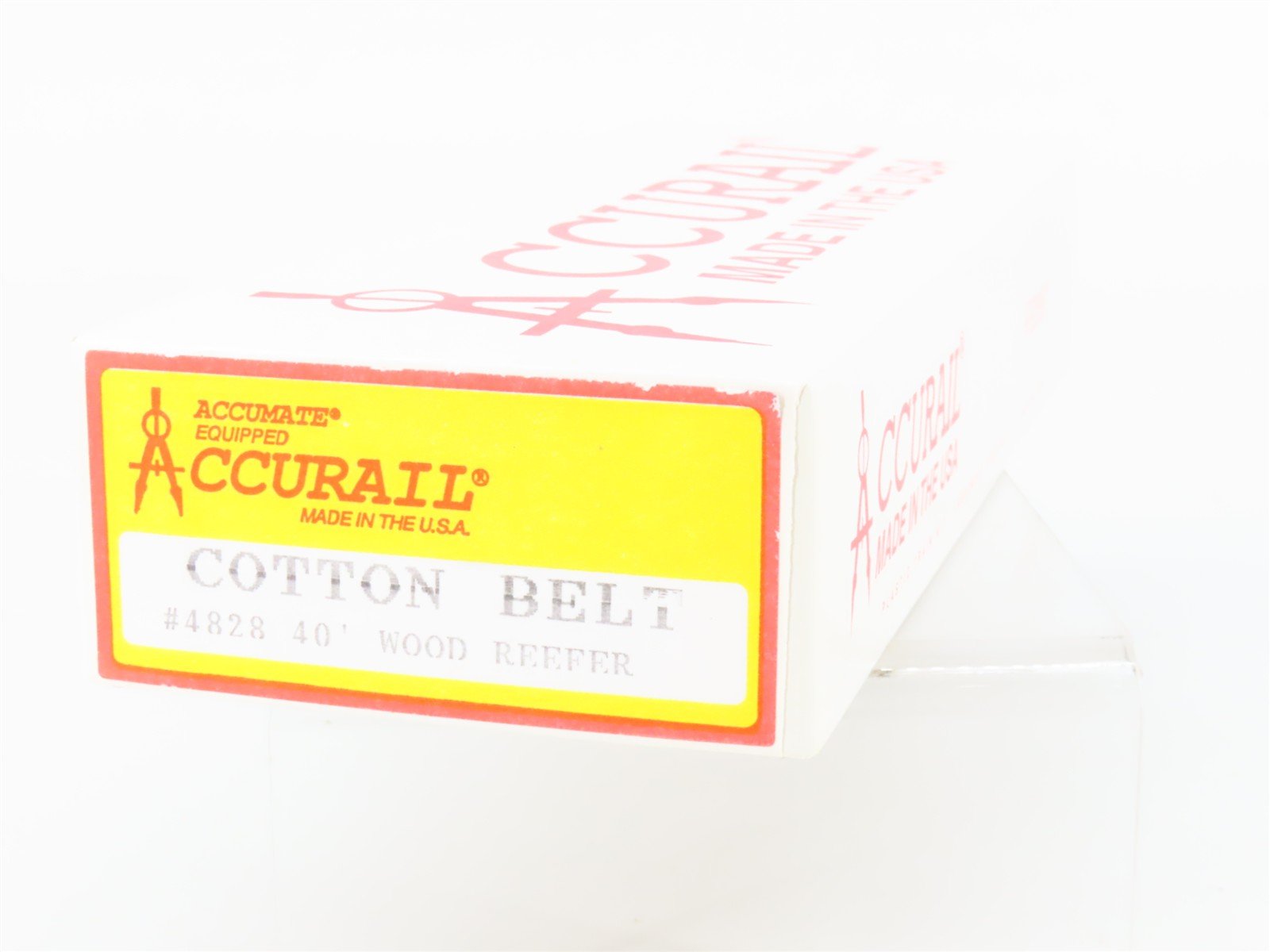 HO Scale Accurail Kit 4828 SSW Cotton Belt Route 40' Wood Reefer #50492