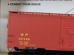 HO Scale Accurail Kit 3516 WP Western Pacific 40' Steel Box Car #20346