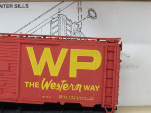 HO Scale Accurail Kit 3516 WP Western Pacific 40' Steel Box Car #20346
