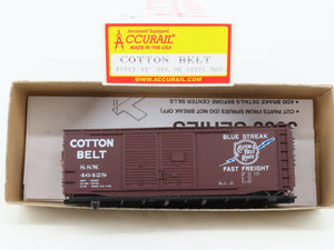 HO Scale Accurail Kit 3618 SSW Cotton Belt Route 40' Double Door Box Car #46428