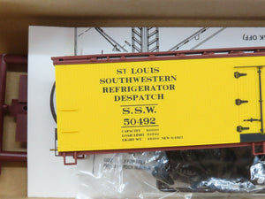 HO Scale Accurail Kit 4828 SSW Cotton Belt Route 40' Wood Reefer #50492