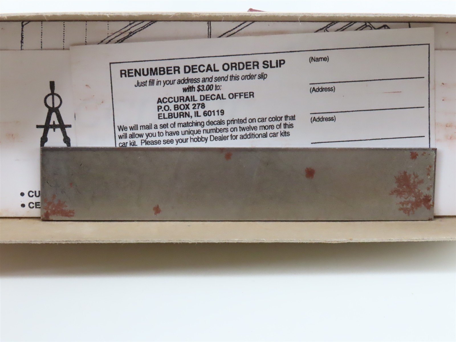 HO Accurail Kit 5809 WP Western Pacific 50' Welded Plug Door Box Car #60428