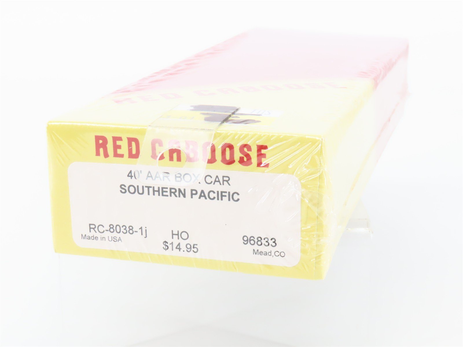 HO Red Caboose Kit RC-8038-1j SP Southern Pacific 40' Box Car #96833 - Sealed