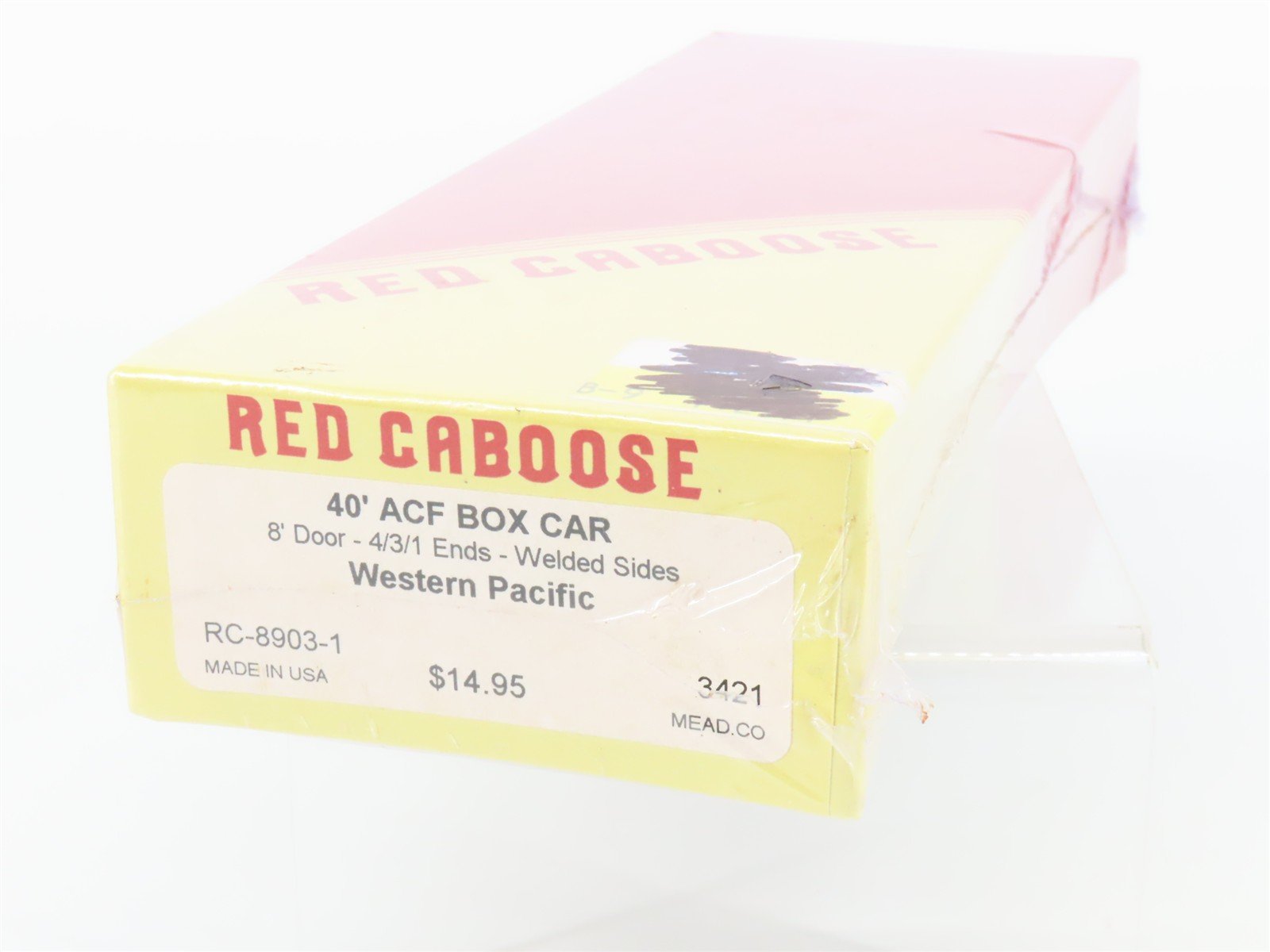 HO Scale Red Caboose Kit RC-8903-1 WP Western Pacific 40' Box Car #3422 - Sealed