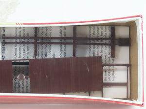 HO Scale Red Caboose Kit RC-2202 Undecorated 42' Flat Car - Sealed