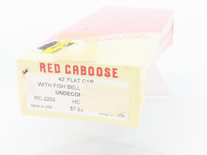 HO Scale Red Caboose Kit RC-2202 Undecorated 42' Flat Car - Sealed