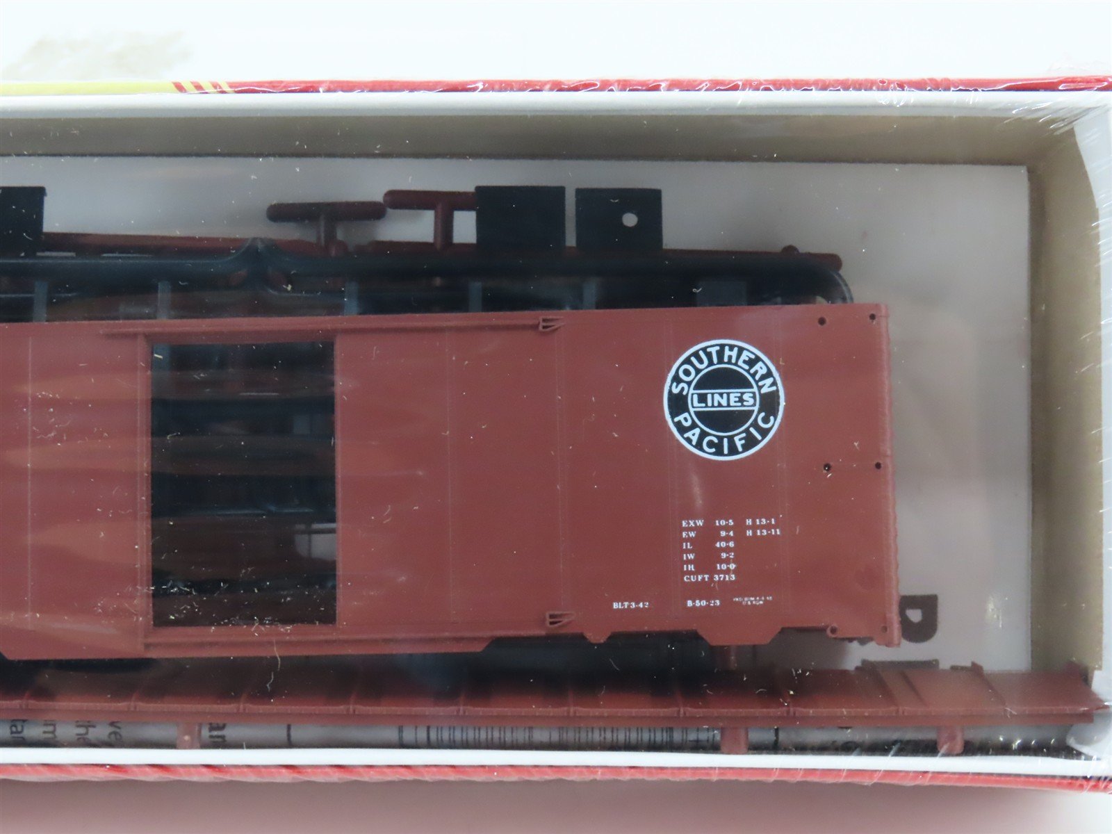 HO Red Caboose Kit RC-8038-1g SP Southern Pacific 40' Box Car #96223 - Sealed