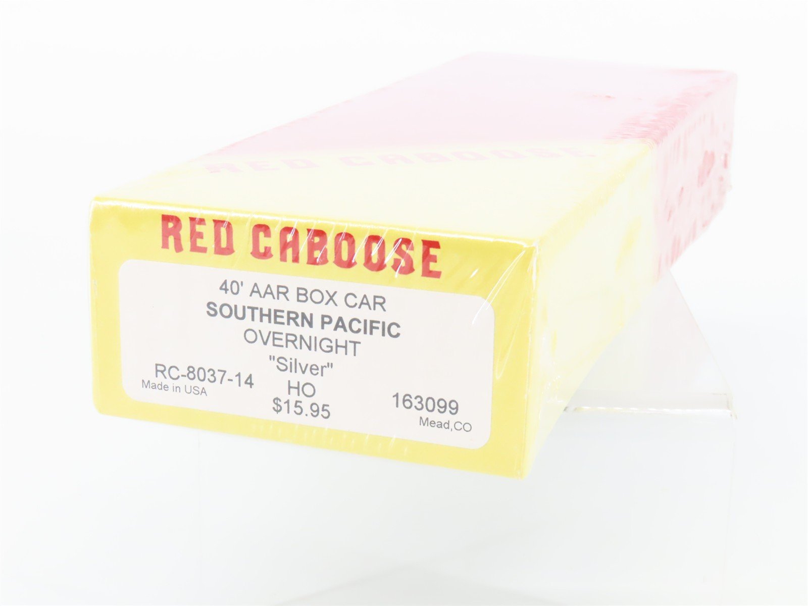 HO Red Caboose Kit RC-8037-14 SP Southern Pacific 40' Box Car #163099 - Sealed