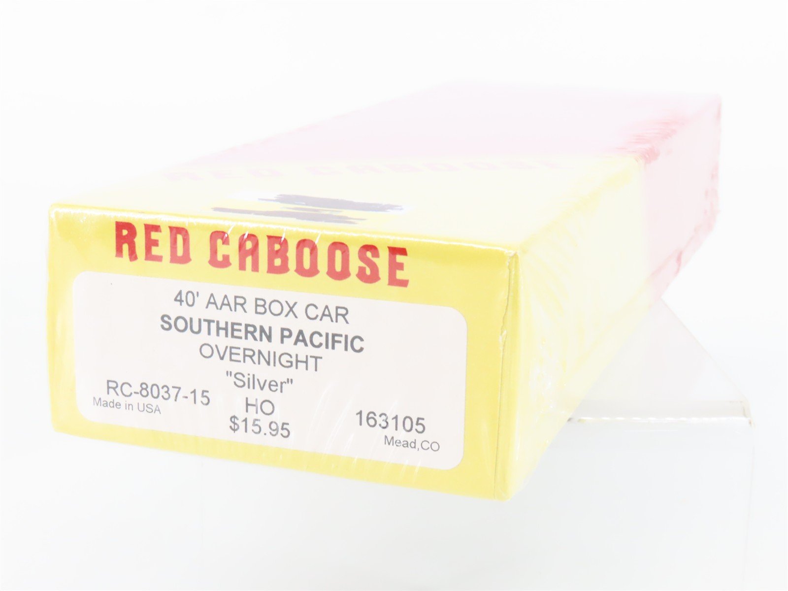 HO Red Caboose Kit RC-8037-15 SP Southern Pacific 40' Box Car #163105 - Sealed