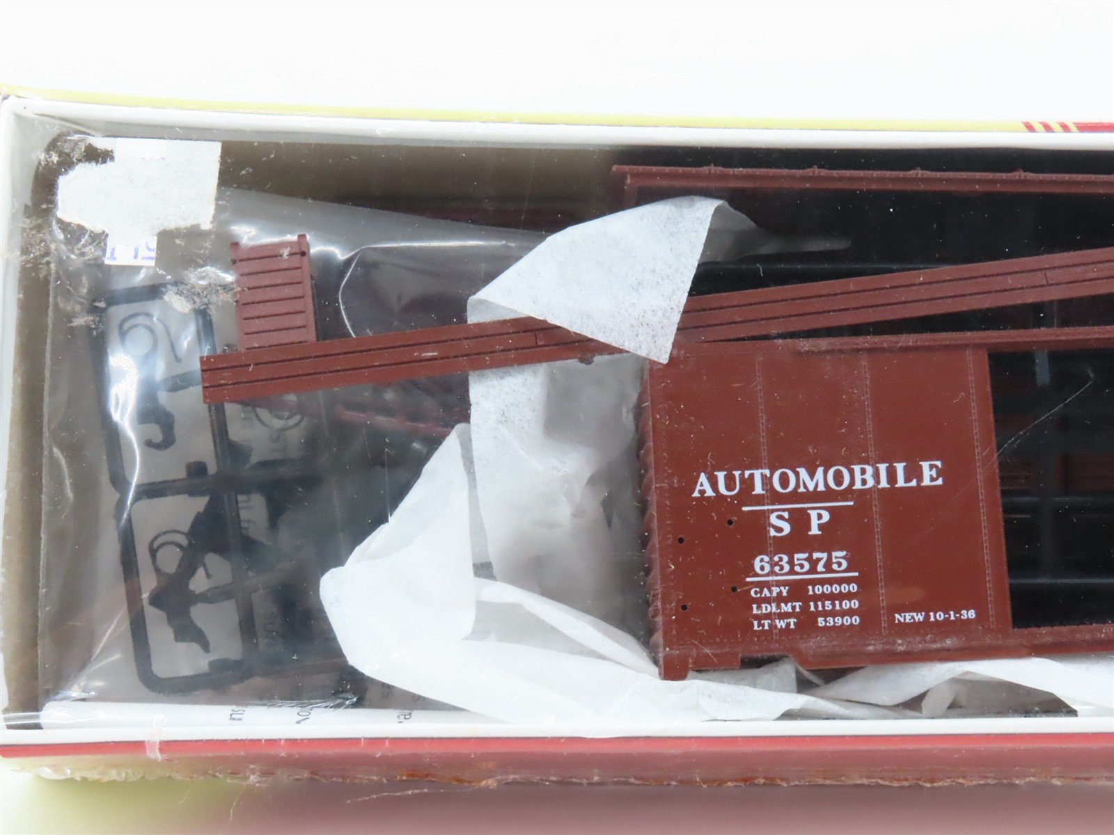 HO Red Caboose Kit RC-8538-5 SP Southern Pacific 40' Box Car #63575 - Sealed