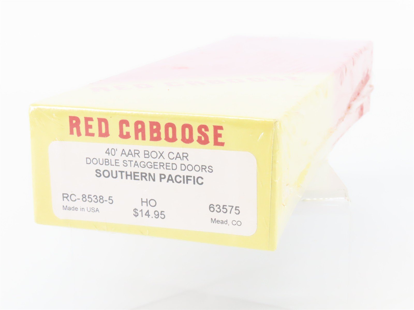 HO Red Caboose Kit RC-8538-5 SP Southern Pacific 40' Box Car #63575 - Sealed