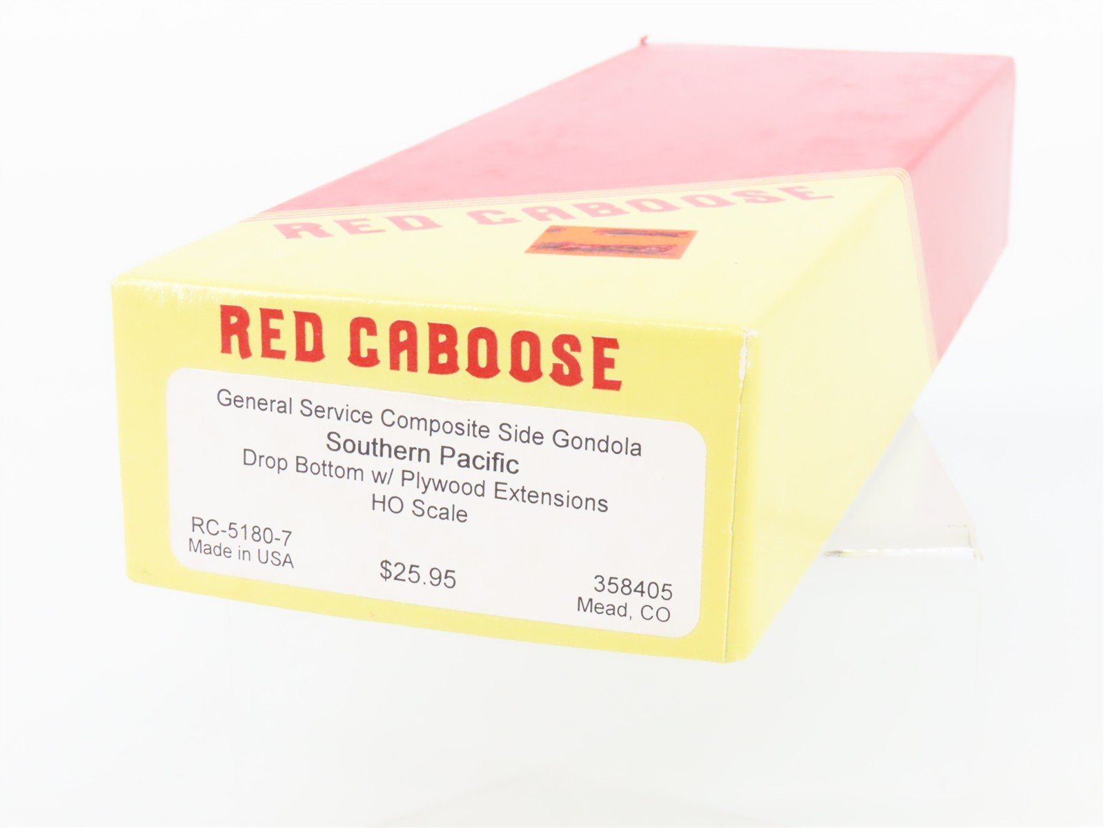 HO Red Caboose Kit RC-5180-7 SP Southern Pacific Drop Bottom Gondola #358405